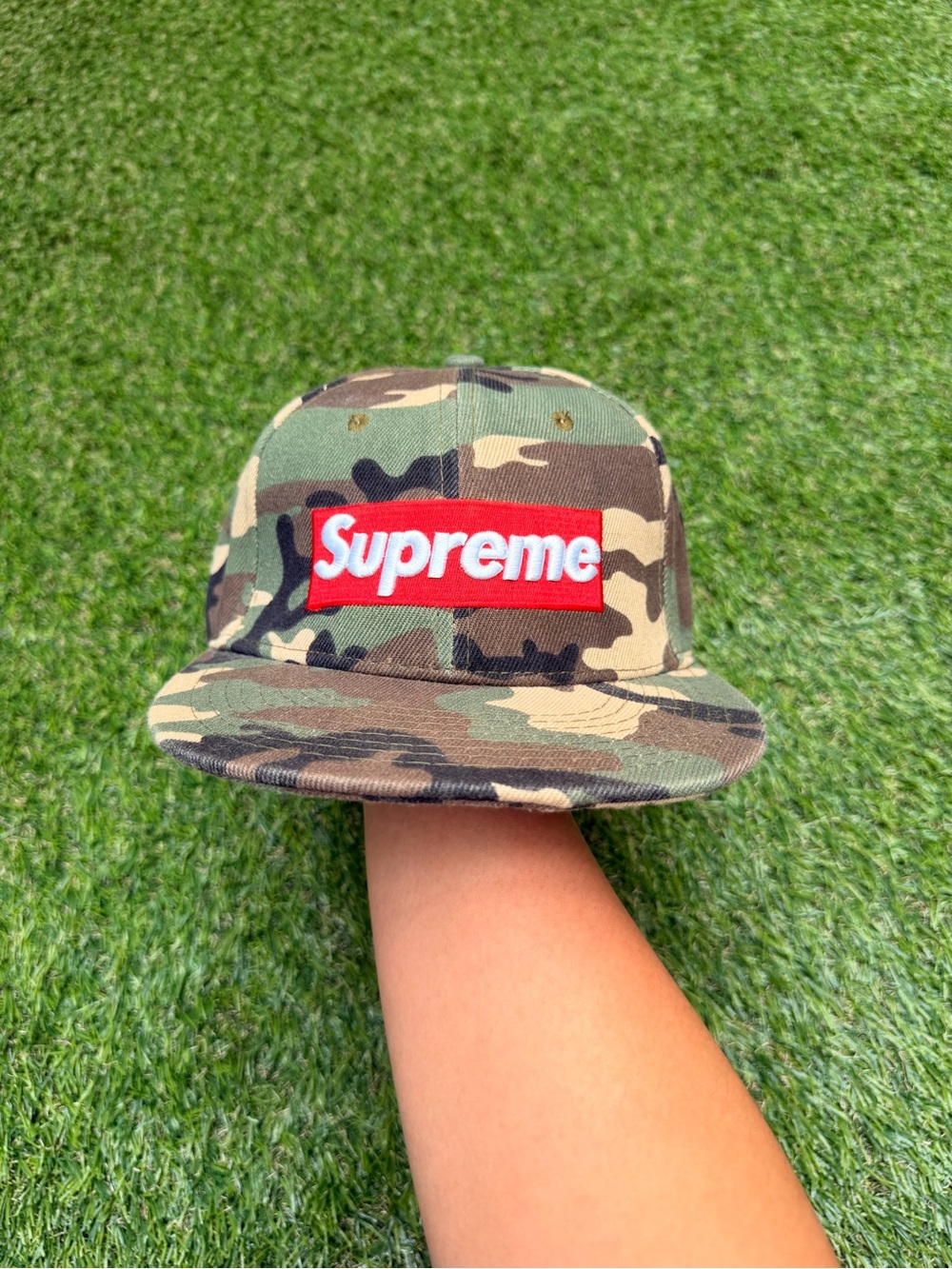 SUPREME Camo Hat